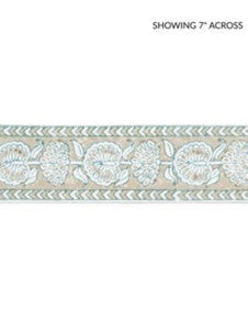 Scalamandre Trim Tulsi Block Print Tape Misty Island SCT33280001