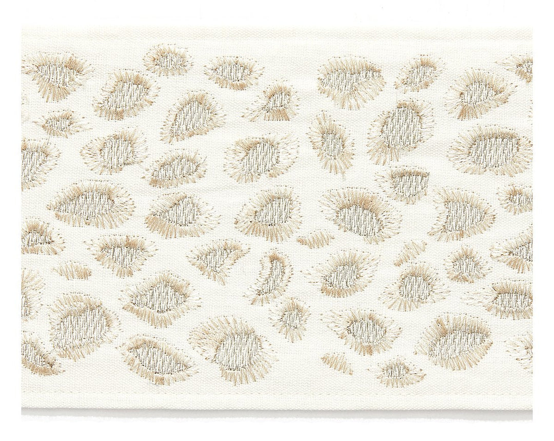 Catwalk Embroidered Tape Pearl SCT33340001 by Scalamandre Designer Trim