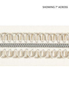 Scalamandre Trim Colette Braided Tape Cloud SCV12420001
