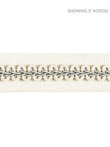 Scalamandre Trim Cecile Gimp Tape Cloud SCV12430001
