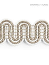 Scalamandre Trim Serpentine Braid Linen SCV12460001