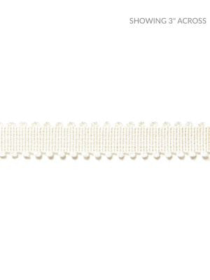 Lancaster Gimp Cream SCV6580001 by Scalamandre Designer Trim 100% SPUN RAYON CHINA LIGHT DUTY Horizontal: and Vertical: 0.5 - Swanky Fabrics -