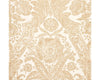 Luciana Damask Print Sand SCWP883540001 by Scalamandre Designer Wallpaper