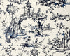 Summer Palace Porcelain SCWP883570001 by Scalamandre Designer Wallpaper