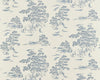 Katsura Embroidered Toile Sky SCWP884450001 by Scalamandre Designer Wallpaper