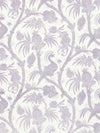 Scalamandre Fabric Balinese Peacock Linen Print Lavender SC165750002