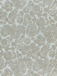 Scalamandre Fabric Elsa Linen Print Silver On Skylight SC166060002