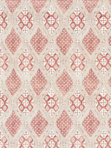 Scalamandre Fabric Farrah Print Coral Spice SC166260002