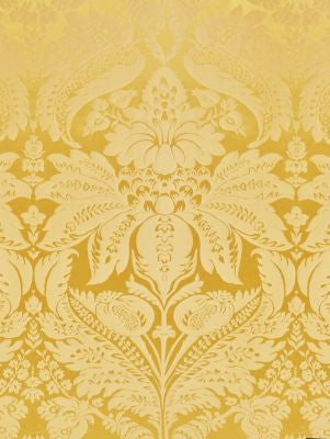 Newport Damask Vermeil SC20100M0002 by Scalamandre Designer Fabric 100% SILK INDIA LIGHT DUTY Horizontal: 47" and Vertical: 27" 54 - Swanky Fabrics -