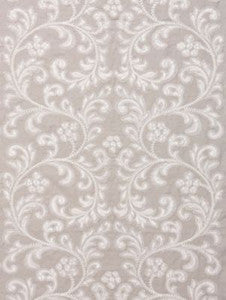 Scalamandre Fabric Chiara Embroidery Pearl Grey SC270290002