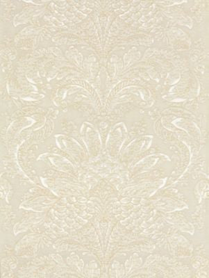 Carlotta Damask Fog SC270810002 by Scalamandre Designer Fabric JARDIN 36% COTTON 34% VISCOSE 30% SILK ITALY LIGHT DUTY Horizontal: 27" and Vertical: 27" 54 - Swanky Fabrics -