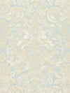 Scalamandre Fabric Elizabeth Damask Embroidery Aquamarine SC270860002