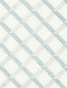 Scalamandre Fabric Lattice Embroidery Water SC270900002