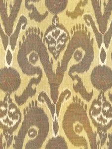 Scalamandre Fabric Bukhara Silk Ikat Spice SC270970002