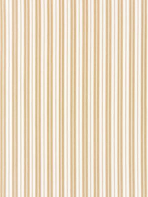 Devon Ticking Stripe Camel SC271150002 by Scalamandre Designer Fabric CHATHAM STRIPES & PLAIDS 100% COTTON INDIA LIGHT DUTY Horizontal: and Vertical: 1.5" 53 - Swanky Fabrics -