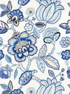 Scalamandre Fabric Coromandel Embroidery Porcelain SC271260002