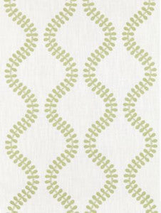 Scalamandre Fabric Foglia Embroidery Celery SC271270002