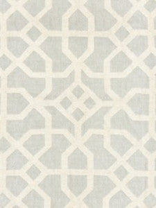 Scalamandre Fabric Linen Lattice Mineral & Greige SC271490002