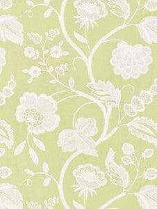 Scalamandre Fabric Kensington Embroidery Celery SC271510002