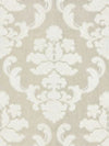 Scalamandre Fabric Cornelia Damask Embroidery Flax SC271600002