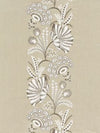 Scalamandre Fabric Annelise Embroidery Flax SC271620002