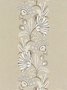 Scalamandre Fabric Annelise Embroidery Flax SC271620002