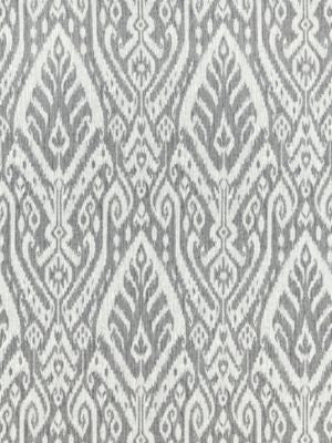 Borneo Ikat Smoke SC271960002 by Scalamandre Designer Fabric ISOLA INDOOR / OUTDOOR 100% SOLUTION DYED ACRYLIC MEXICO LIGHT DUTY Horizontal: 31.5" and Vertical: 13.25" 54 - Swanky Fabrics -