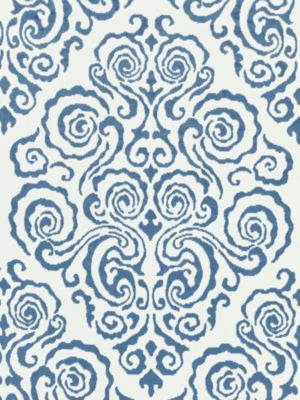 Cirrus Velvet Damask Morning Glory SC272190002 by Scalamandre Designer Fabric CHINOIS CHIC 3% POLYESTER, 62% COTTON 32% VISCOSE 3% LINEN INDIA MEDIUM DUTY Horizontal: 45.5" and Vertical: 26.5" 53 - Swanky Fabrics -