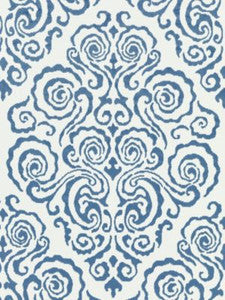 Scalamandre Fabric Cirrus Velvet Damask Morning Glory SC272190002