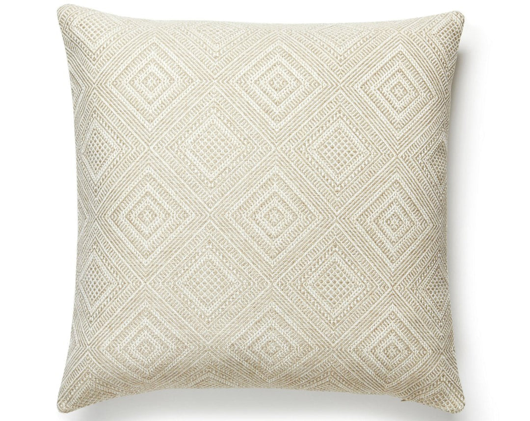 Antigua Weave Outdoor Pillow 22 X 22 - Linen SCANTGPILL0002 by Scalamandre Designer Pillow