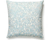 Bali Floral Outdoor Pillow 22 X 22 - Surf SCBALIPILL0002 by Scalamandre Designer Pillow