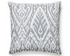 Borneo Ikat Outdoor Pillow 22 X 22 - Smoke SCBORNPILL0002 by Scalamandre Designer Pillow