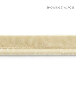 Velvet Rope Cord Light Camel SCC3160002 by Scalamandre Designer Trim PACIFICA 12% COTTON 6% POLYESTER, 68% POLYAMIDE 14% VISCOSE GERMANY MEDIUM DUTY Horizontal: 0" and Vertical: 0" 0.25 - Swanky Fabrics -