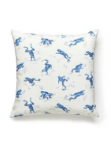 Scalamandre Pillow Calabasas Cnty Outdoor   22 X 22 - Creek SCCALABPILL0002