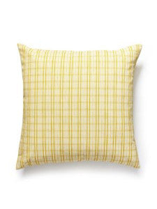 Scalamandre Pillow Check Please Outdoor   22 X 22 - Goldenrod SCCHECKPILL0002