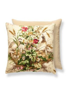 Scalamandre Pillow Edwin'S Covey   22 X 22 - Multi On Sisal SCEDWINPILL0002