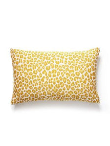 Scalamandre Pillow Backyard Bengal Outdoor   14 X 22 - Tangerine SCLBENGPILL0002