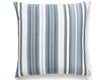 Nile Stripe Pillow 22 X 22 - Blue Jay SCNILEPILL0002 by Scalamandre Designer Pillow