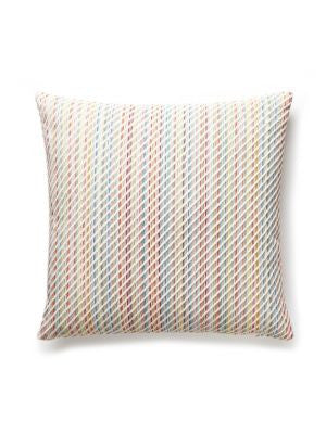 Prisma Velvet Pillow 22 X 22 - Sqaure - Color Wheel SCPRISMPILL0002 by Scalamandre Designer Pillows PACIFICA 60% VISCOSE 31% COTTON 9% POLYESTER HEAVY DUTY Horizontal: 0.75" and Vertical: 13.625" 0 - Swanky Fabrics -