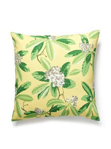 Scalamandre Pillow Rhododendron Outdoor   22 X 22 - Pineapple SCRHODMPILL0002