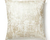 Tesoro Velvet Pillow 22 X 22 - Champagne SCSDDK166170002 by Scalamandre Designer Pillow