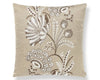 Annelise Embroidery Pillow 22 X 22 - Flax SCSDDK271620002 by Scalamandre Designer Pillow