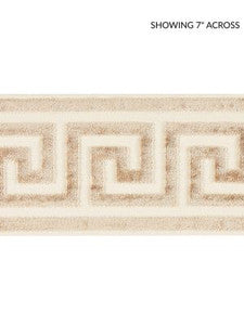 Scalamandre Trim Greek Key Velvet Tape Fawn SCT32790002