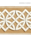 Scalamandre Trim Celtic Embroidered Tape Camel SCT32820002