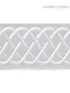 Scalamandre Trim Helix Embroidered Tape Mineral SCT32840002