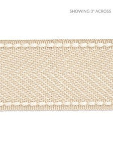 Scalamandre Trim Montauk Herringbone Tape Linen SCT32850002