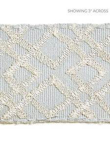 Scalamandre Trim Lattice Tape Mineral SCT32950002
