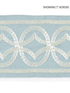 Scalamandre Trim Athena Embroidered Tape Sky SCT33050002