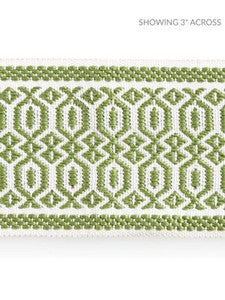 Scalamandre Trim Tulum Diamond Tape Palm SCT33120002