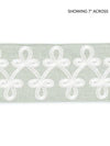 Scalamandre Trim Empress Embroidered Tape Mineral SCT33210002